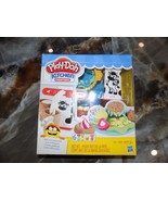 Play-Doh Kitchen Creations Milk &amp; Cookies Set New NIB Hearts Stars Cow M... - $468.23 MXN