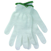 Polypropylene Coated White Knit GLOVES Light Duty Work Glove or Warm Liner Glove - £20.83 GBP