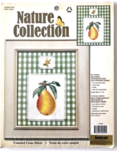 Janlynn Golden Pear Counted Cross Stitch Kit 115550 + Golden Bee Charm 2002 NIP - $12.59