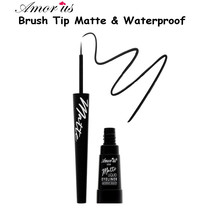 Amor Us Brush Tip Black Matte Waterproof Long Lasting Eyeliner Liquid Li... - £3.55 GBP