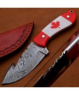 8.5&quot;Custom Handmade Knife Hand Forge Bowie Damascus Steel Hunting Gut Ho... - $426.98 MXN