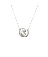 Diamond necklace, White gold necklace, Diamond pendant, Dainty necklaces. - $465.00