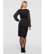 Cute APART PARIS Soft Wool Knitwear Dress Pleated Transparent bell sleev... - £39.08 GBP