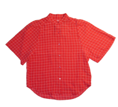NWT Equipment Shanton in Red Hibiscus Sun Kiss Silk Button Down Shirt M $250 - £85.77 GBP