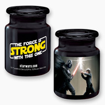 Star Wars The Force Is Strong With This One Apothecary Style Glass Jar with Lid - £8.51 GBP