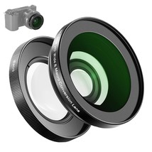 NEEWER 40.5mm HD Wide Angle Lens Compatible with Sony ZV-1F ZV-E10 A5000... - $92.99