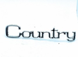 Ford D1AZ-7125622-D Fits 1971-1972 Galaxy Chrome &quot;Country&quot; Name Plate Emblem OEM - £38.86 GBP