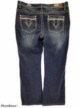 Cowgirl Up Denim Jeans  Women&#39;s Western Bootcut CGJ30605  Sz 34 x 30 - £14.11 GBP