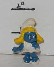 1971 Peyo Schleich Smurfette Smurf #20034 PVC figure SMURFS Vintage - £19.10 GBP