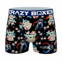 Crazy Boxer Star Wars The Mandalorian Grogu the Child Fireworks Men&#39;s Boxer Bri - £18.18 GBP