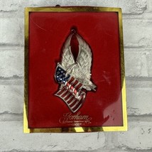 Gorham American Flag Eagle Of Liberty Christmas Ornament New Old Stock - £12.98 GBP