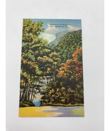 Vtg Old Man Of The Mountains White Mountains New Hampshire Linen Posted ... - £4.29 GBP
