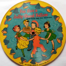 1950 Cardboard Picture Disc - Happy Birthday / For He&#39;s A Jolly Good Fellow 6.5&quot; - £8.91 GBP