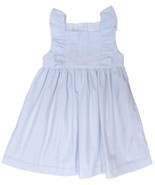 James &amp; Lottie Boutique &quot;Big Sister&quot; Blue &amp; White Striped Sadie Dress Si... - $52.62 CAD