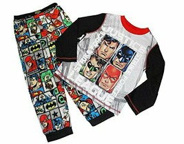 Justice League Boy&#39;s Batman, Robin, Superman and Flash Pajama Set, Size 7 - $273.28 MXN