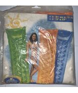 Vintage Intex The Wet Set Pool Float Orange Inflatable Action Mat 72”x27” - €18,73 EUR