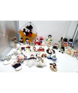 Christmas ornaments Snowmen Snowflakes (set of 32) - $22.95