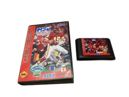 NFL Football &#39;94 Starring Joe Montana Sega Genesis Cartridge and Case - $5.44