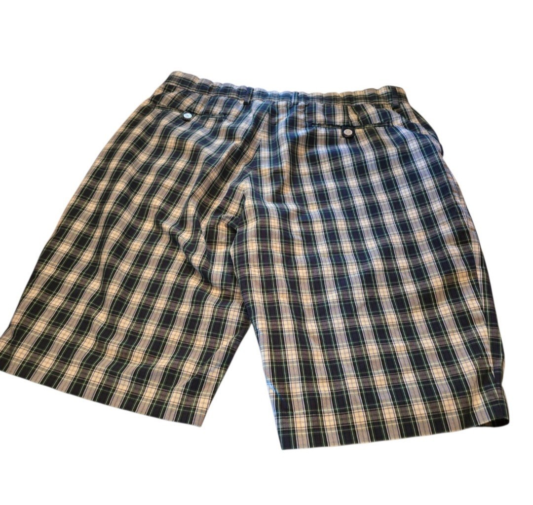 Polo Ralph Lauren Men’s 36 Plaid Shorts Blue White Preppy Golf Casual Y2K Item image 10