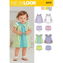 Simplicity Creative Patterns New Look 6275 Babies&#39; Dress and Panties, A ... - $16.99
