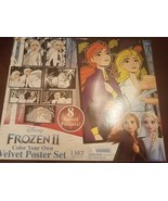 Disney Frozen Color Your Own Velvet Poster Set - $275.20 MXN