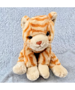 ty Beanie Buddies Amber Cat Orange Stripe Floppy Kitty Tabby Plush 1999 ... - $410.68 MXN
