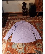 Johnnie O Prep Formance Red/Blue Plaid Button Up Shirt Long Men L Stone ... - $34.78
