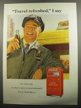 1951 Coca-Cola Soda Ad - Travel refreshed, I say - £14.55 GBP