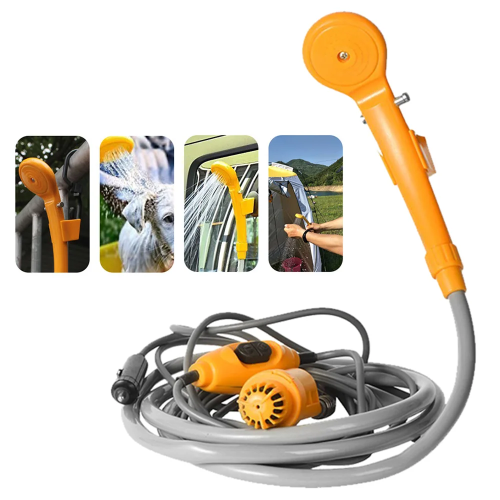 Portable Car Shower Washing Tool 12V - Pumps Water Camping Shower for Camping - £31.85 GBP+