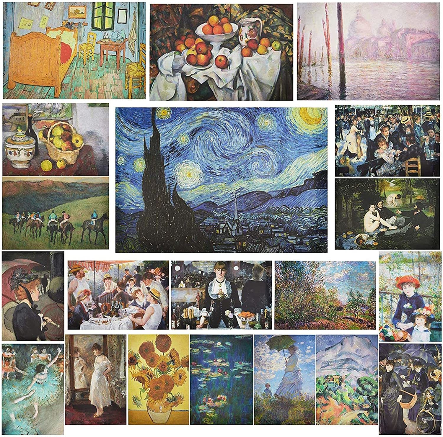 20 Count Famous Impressionist Wall Art Posters, 200Gsm Matte, 13 X 19 In. - $37.93