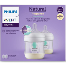 Avent Natural Response Feeding Bottles with AirFree Vent 125ml 2 Pack - £82.58 GBP