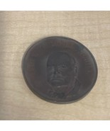1874-1965 SIR WINSTON CHURCHILL BRONZE MEDAL KG JD - $282.06 MXN