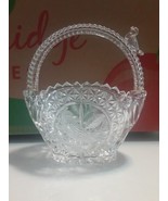 Hofbauer The Byrdes Collection Glass Basket Bavarian Crystal with bird o... - $34.67 CAD