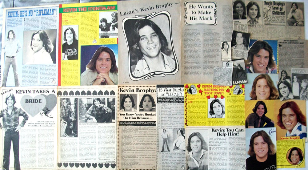 KEVIN BROPHY ~ 31 Color and B&amp;W Vintage Clippings, Articles from 1977-1979 - $6.67