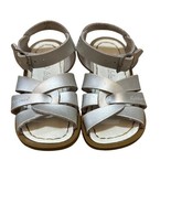 hoyway salt water sandals silver baby toddler size 6 unisex - $19.80