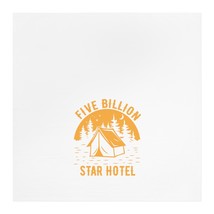 Personalized Camping Tea Towel - Five Billion Star Hotel - £19.35 GBP