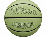 Wilson Luminous Glow Basketball - Size 7 - 29.5&quot;, Green - $72.75