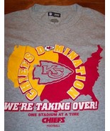 KANSAS CITY CHIEFS D-MINATION NFL FOOTBALL T-Shirt MENS SMALL NEW - $365.18 MXN