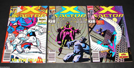 3 1989-90 Marvel Comics X FACTOR 49, 55, 56 FINE  Comic Books - £14.17 GBP