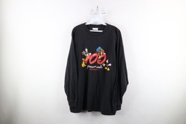 Vintage Y2K Disney Mens XL Faded 100 Year Walt Disney World Long Sleeve T-Shirt - £35.01 GBP