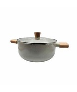 41&amp;Main Two Handled Cooking Pot With Lid Aluminum Alloy Induction Bottom... - £16.36 GBP