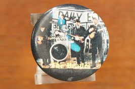 VINTAGE The Beatles Music Advertising Pinback Button 1.25&quot; 1970-80&#39;s Era - £10.09 GBP