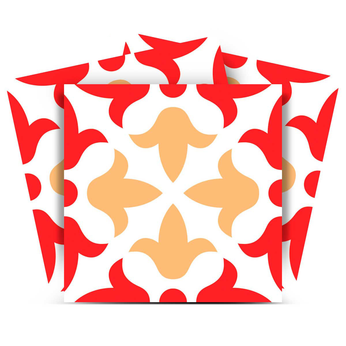 4&quot; X 4&quot; Roja Hola Removable Peel And Stick Tiles - $91.03