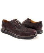 New Cole Haan Men&#39;s Lunargrand Long Wing Tip Derby Oxford Leather Shoes ... - $175.24 CAD