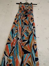 Womens Dresses Peacocks Size 12 Polyester Multicoloured Sleeveless Dress - £7.04 GBP