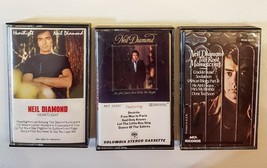 Neil Diamond Cassette Tape LOT Heartlight Tap Root Manuscript Glad You&#39;re Here - £11.61 GBP