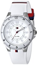 Tommy Hilfiger Reloj Mujer 1781271Cuarzo Multi Correa Silicona Esfera Blanca ... - £103.11 GBP