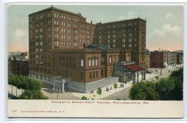 Majestic Apartment House Philadelphia Pennsylvania 1907c postcard - £5.04 GBP