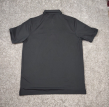 USAG Shirt Men Large Black U Suck At Golf Performance Stretch Logo Polo - £14.93 GBP