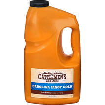 3 pks (1 gal./pack Cattlemen&#39;s Carolina Tangy Gold Barbecue Sauce - £78.15 GBP